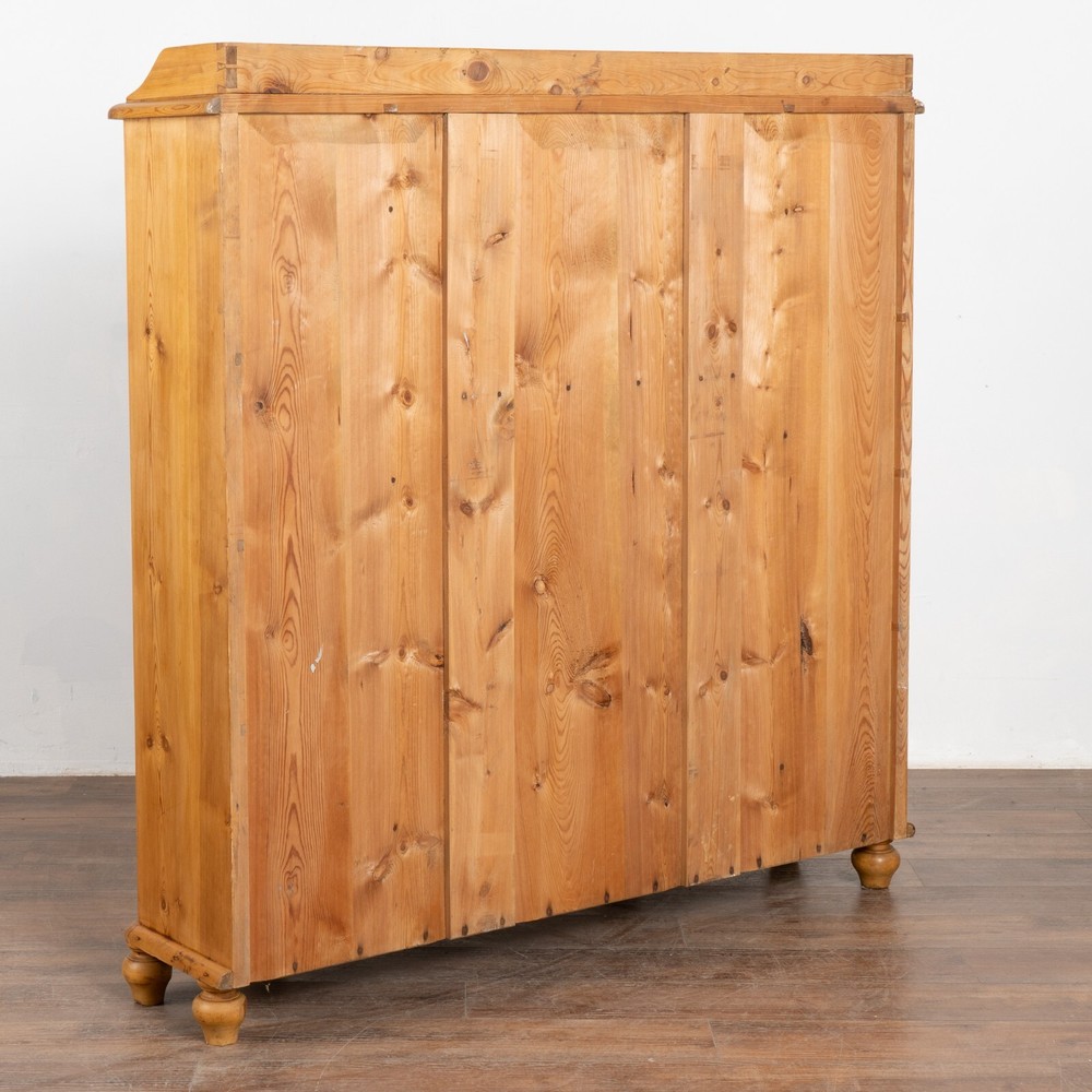 Tall Pine Sideboard Cabinet, Sweden circa 1880