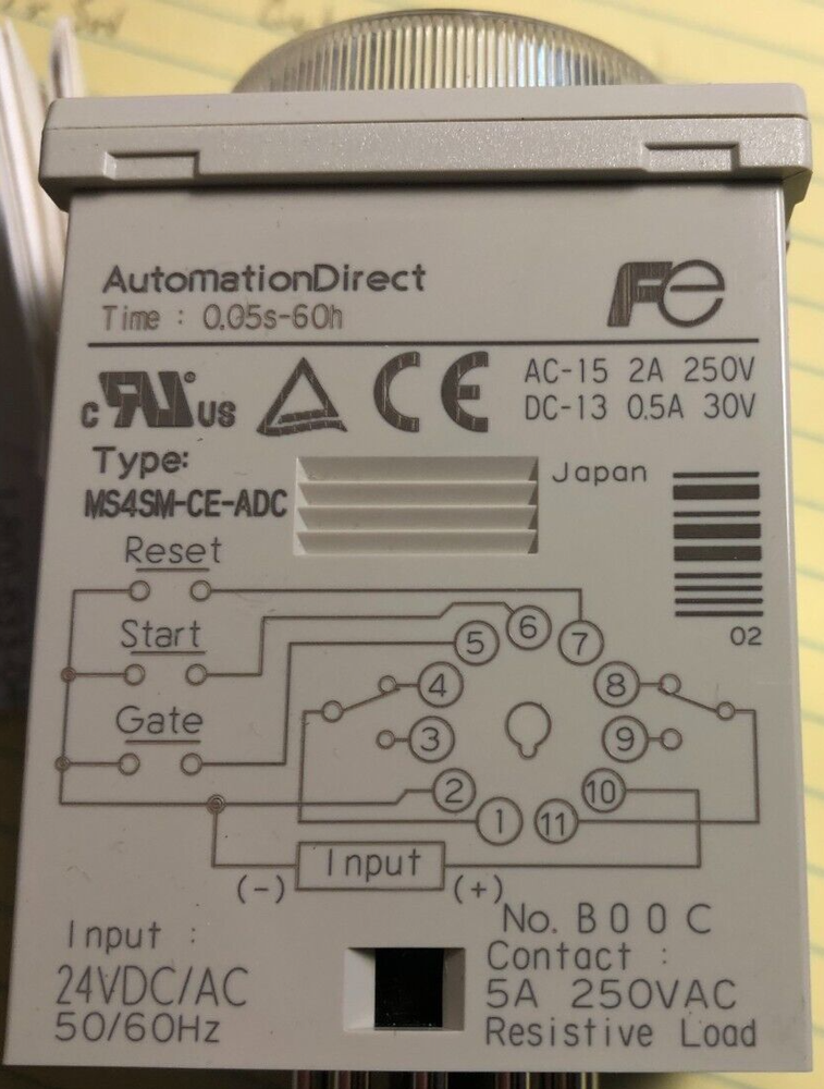 Automation Direct Timer: MS4SM-CE-ADC