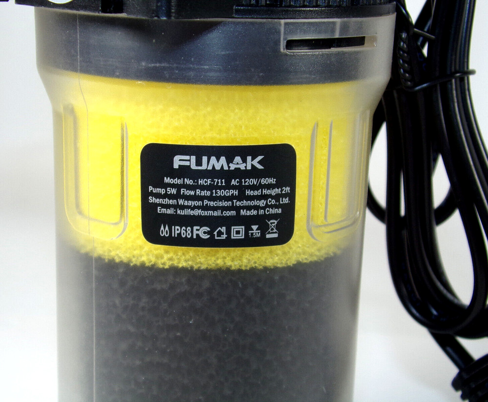 FUMAK HCF-711 Aquarium Filter Replacement Filter (Filter only, no housing)