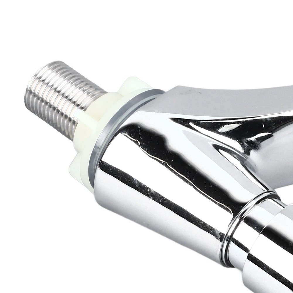 Basin Sink Faucet Push Button Design Water Saving Rugged Time Delay US