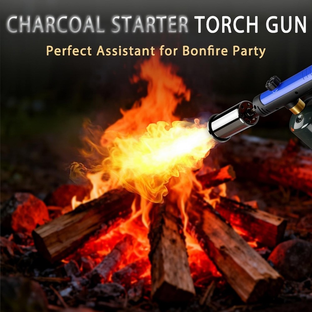 ARTFLAMM Powerful Propane Torch Gun, Kitchen Torch With Adjustable Flame, Adj...