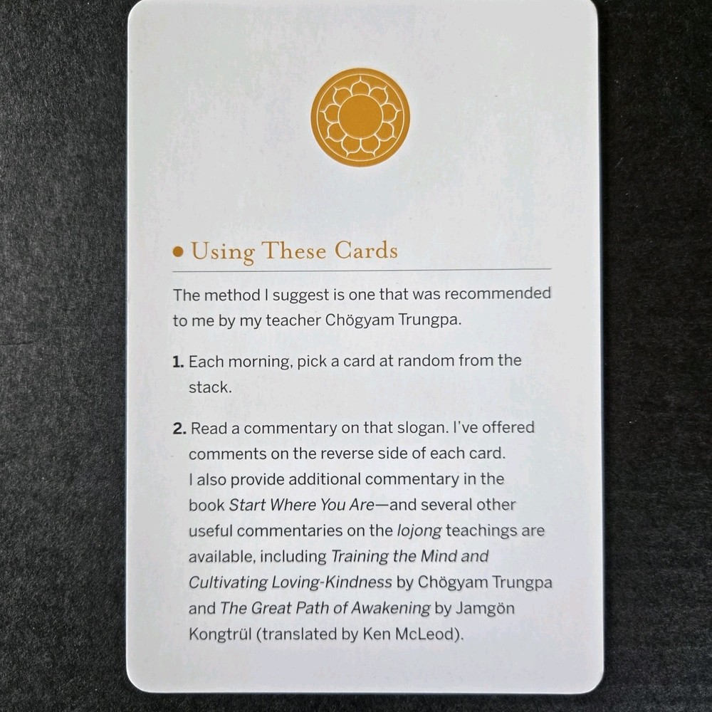 Pema Chodrons Compassion Cards