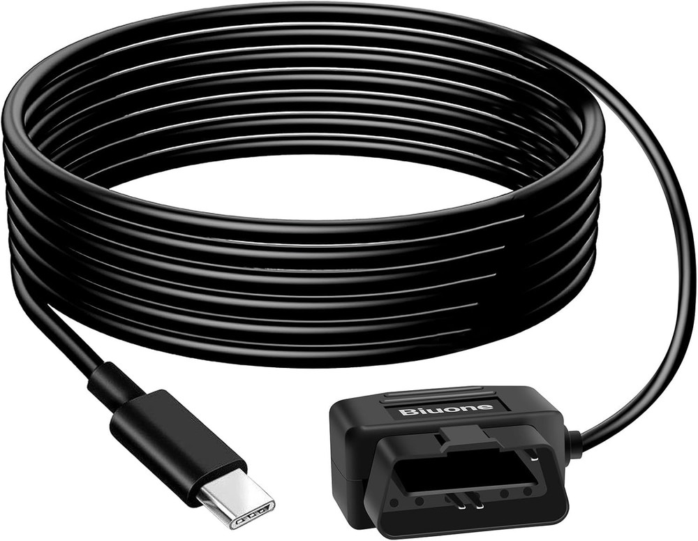 High Compatibility Type-C OBD Power Cable for Dash Cameras - Smart Design