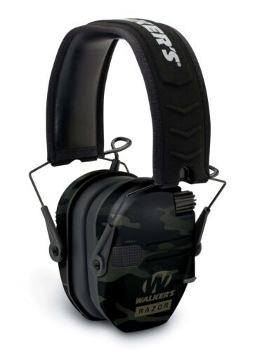 Walker’s Razor Slim Electronic Muff (MultiCam Camo Gray)