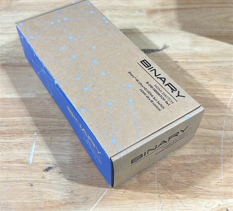 Binary B-240-HDSWTCH-3x1 3x1 HDMI Switch 4K Ultra HD