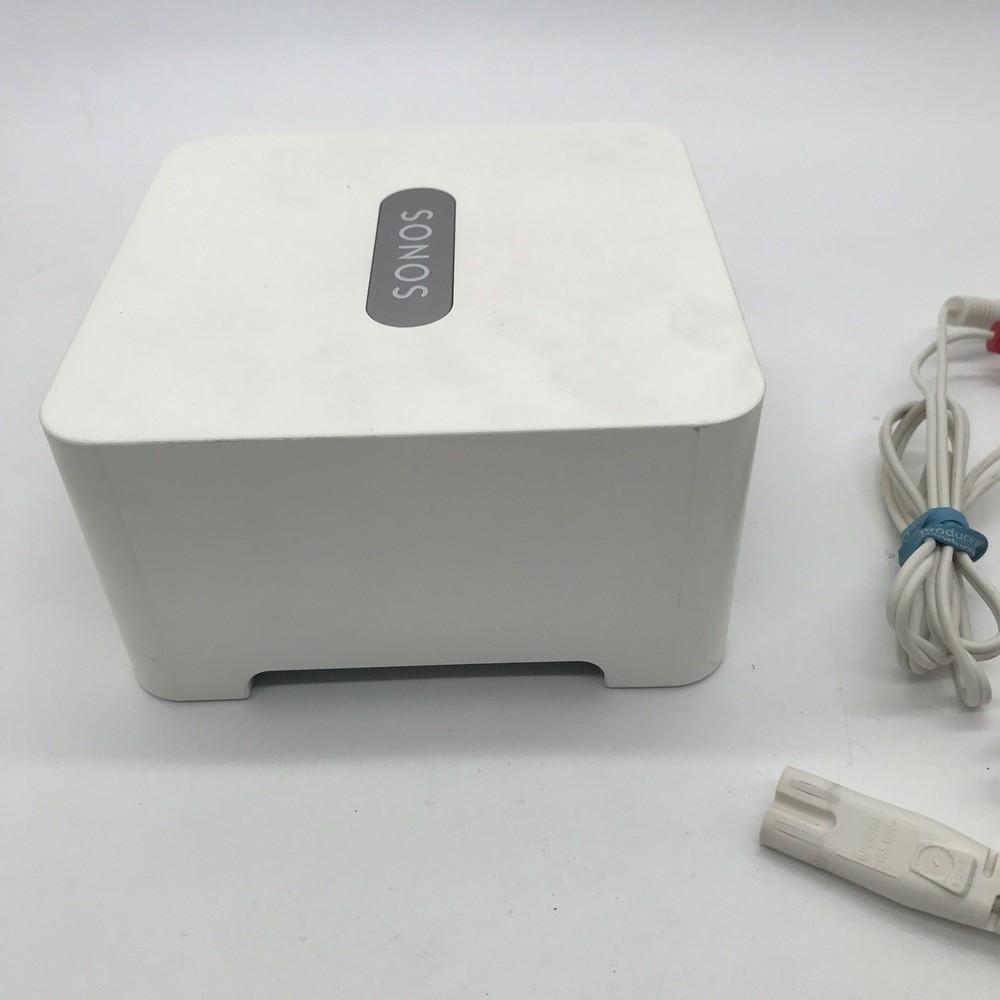 Sonos CONNECT White Audio Component w/ Volume Control, Power & RCA Cables