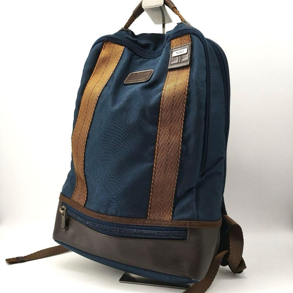 Tumi ALPHA BRAVO Navy Backpack Rucksack Used 22202