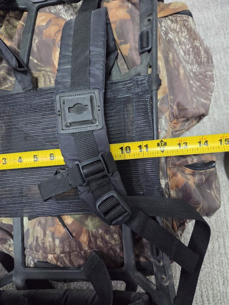 Vtg Fieldline Camo Medium-large External Frame Backpack Hunting
