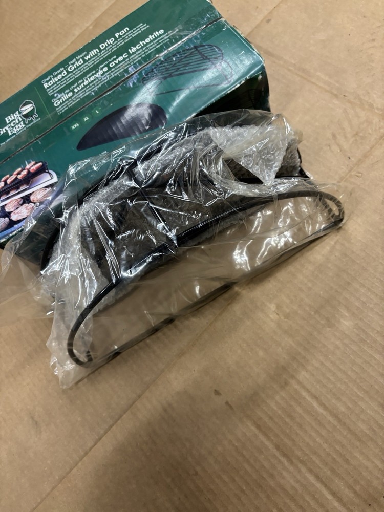 Genuine Big Green Egg 101051 Raised Grid With Drip Pan