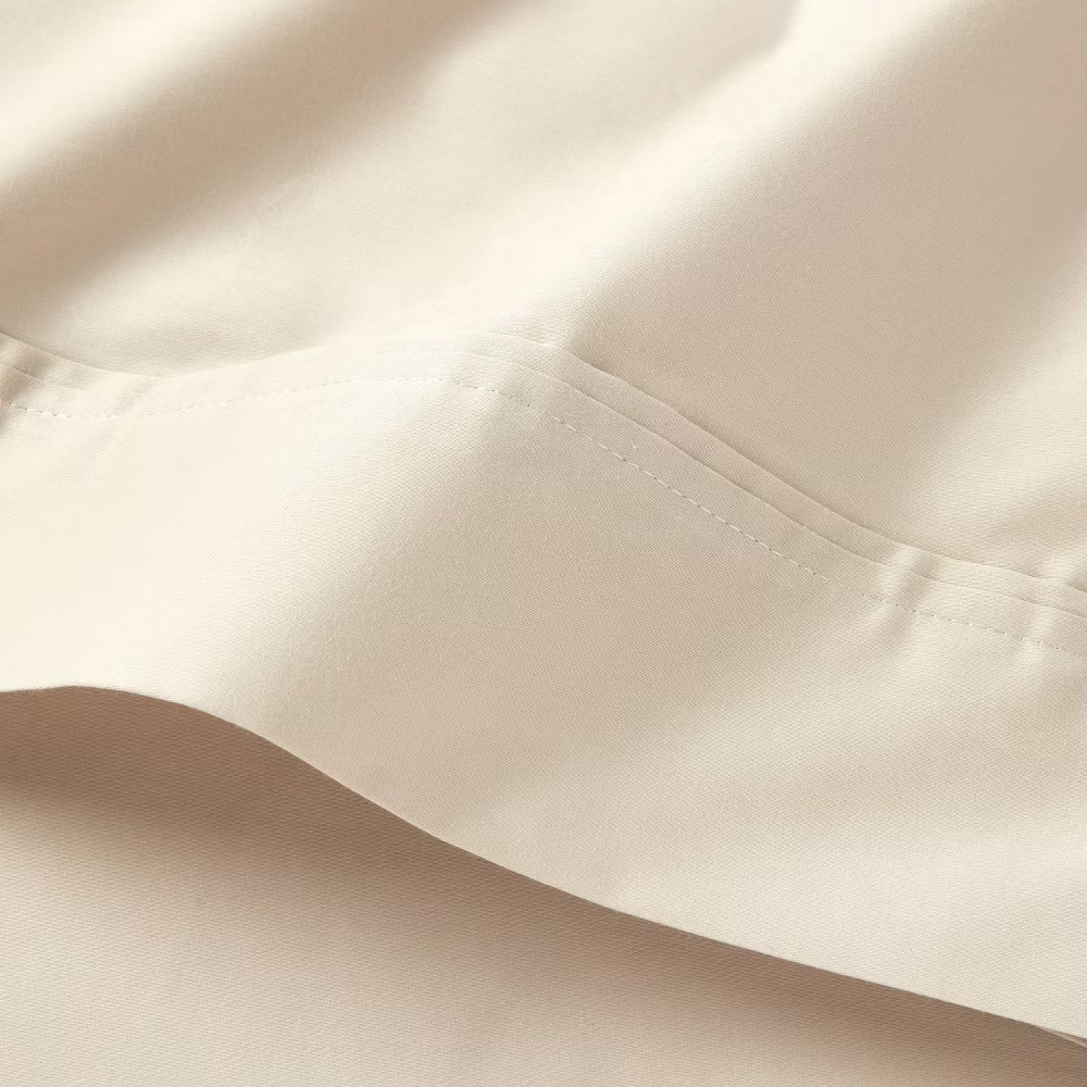 Twin/Twin XL Solid Performance 400 Thread Count Sheet Set True Khaki -