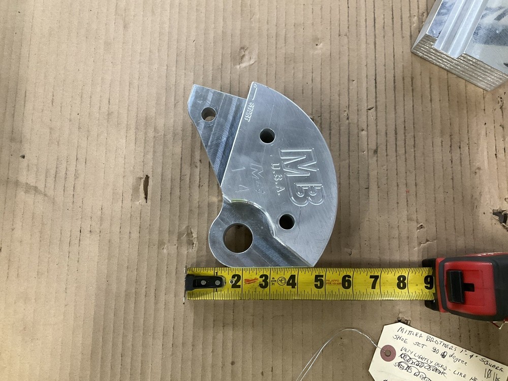 Mittler Brothers 1"-4" Square Shoe Set 90 degree