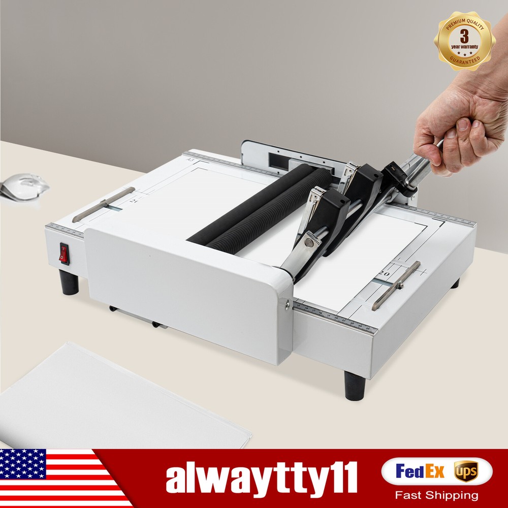 A3 Booklet Folding and Binding Machine – 60W Paper Stapler for Office Booklet