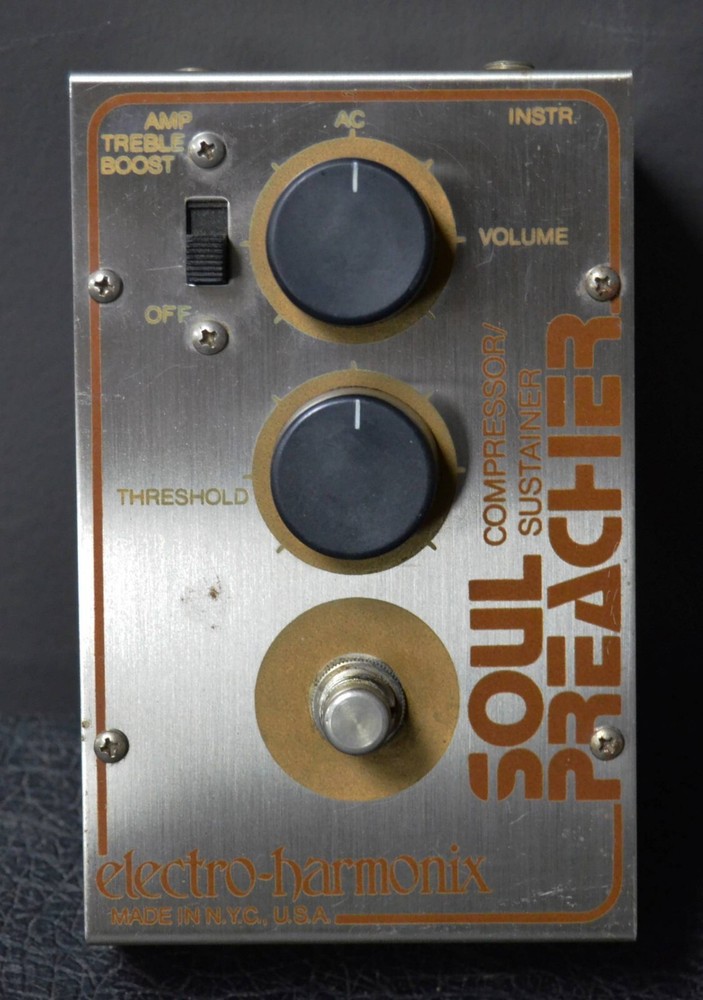 Electro Harmonix Soul Preacher Vintage Compression/Sustainer Effect Pedal – Used