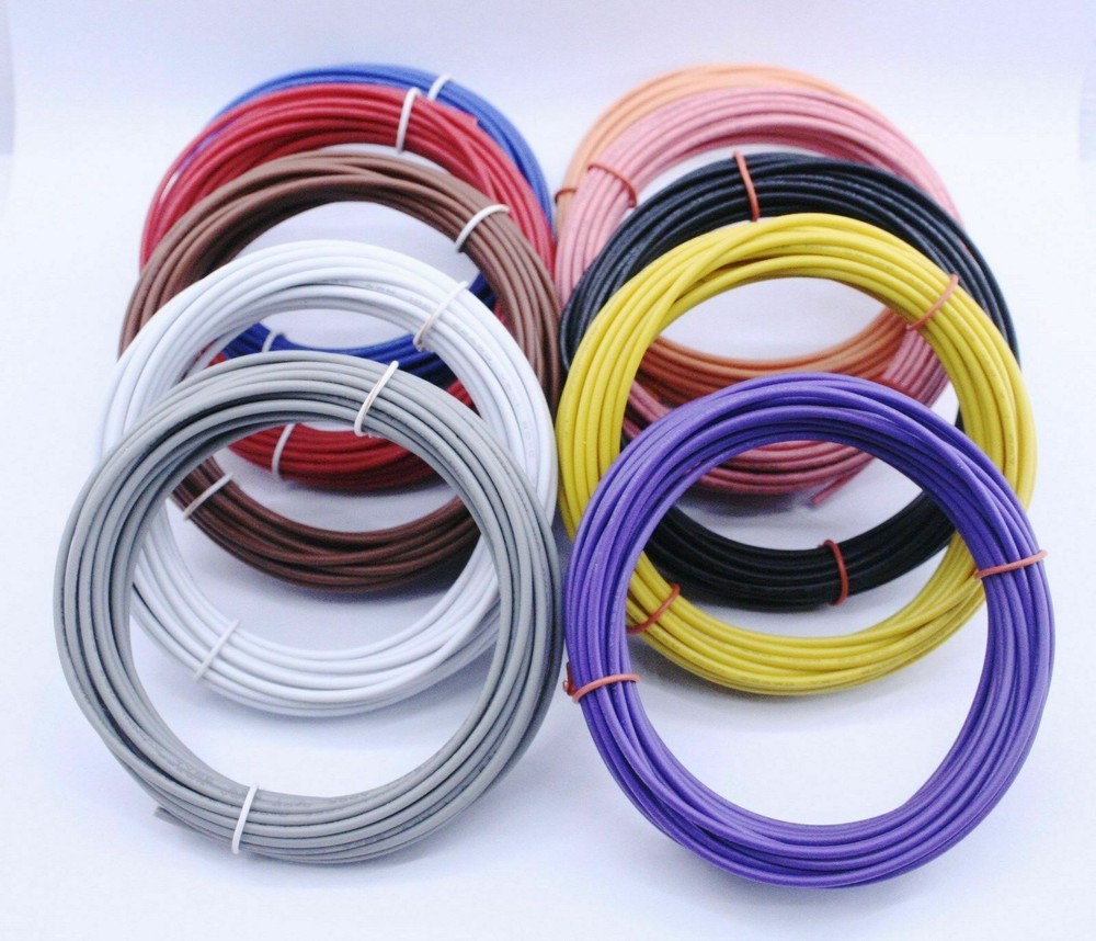 200  FT- RED COLOR -  SOLID - 22 AWG  - HOOK-UP Wire - 300V - MADE IN USA