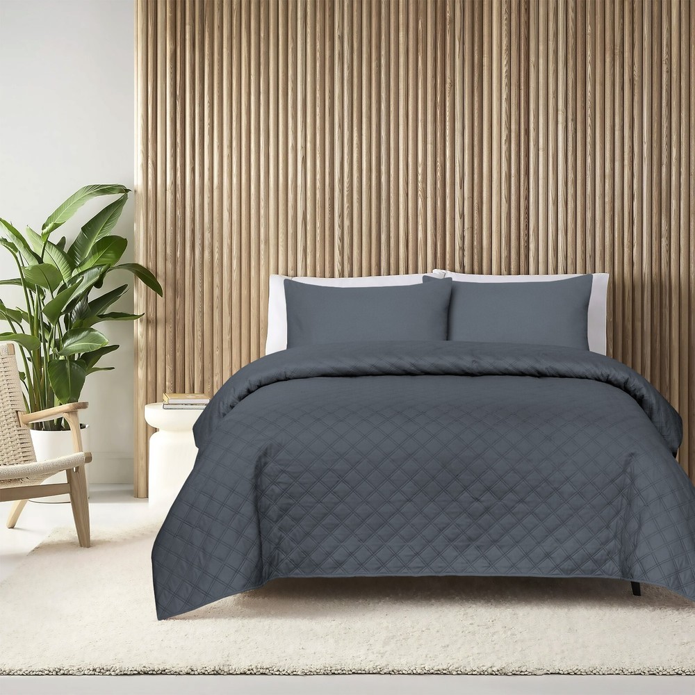 3xPCs Bedspread Coverlet Set-King/Queen/Double Size Coverlet Set
