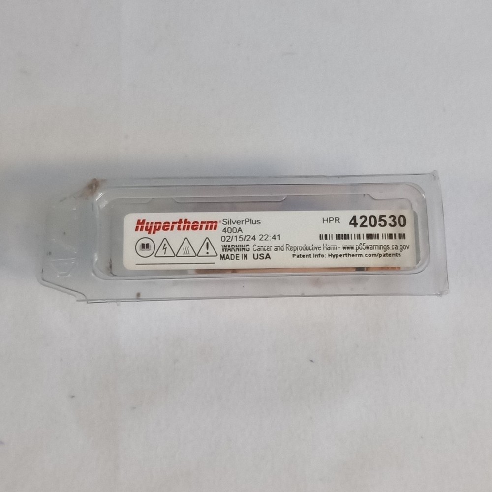Hypertherm 420530 Electrode, HPR 400A Silverplus Mild Steel