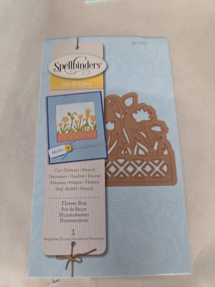 Spellbinders Dies Flower Box