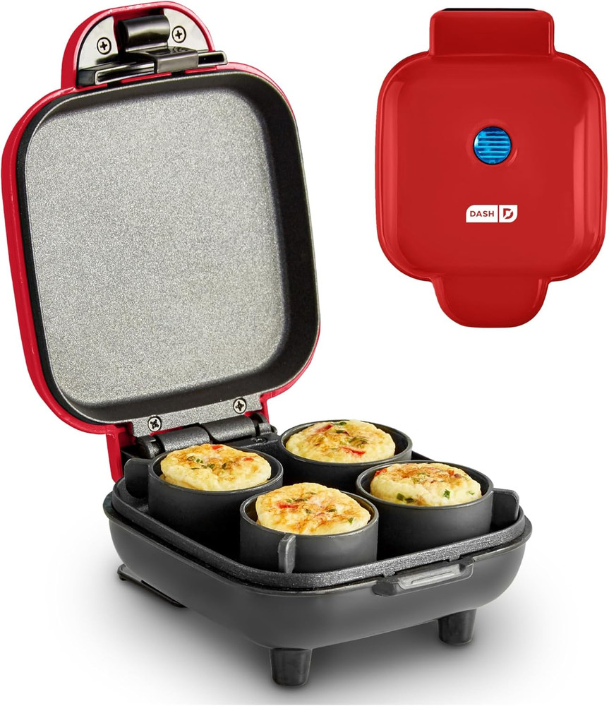 Deluxe Egg Bite Maker - Electric Egg Bite Maker for Healthy Protein Snacks - Qui
