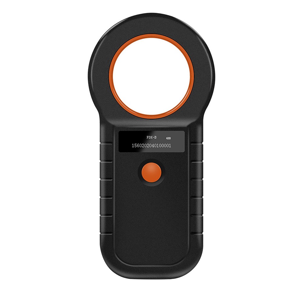 OLED Display Screen Pet Dog Cat Tag ID Reader FDX-B EMID Chip Scanner With Cable