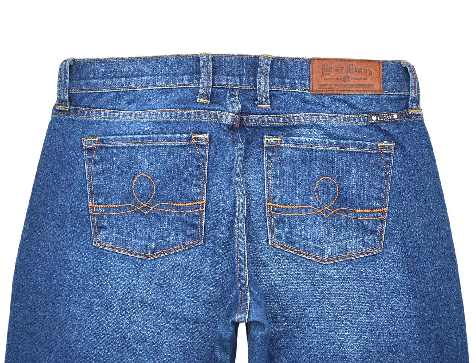 Lucky Brand Sofia Boot Jeans Womens 6/28 Low Rise Blue Denim Stretch Medium Wash