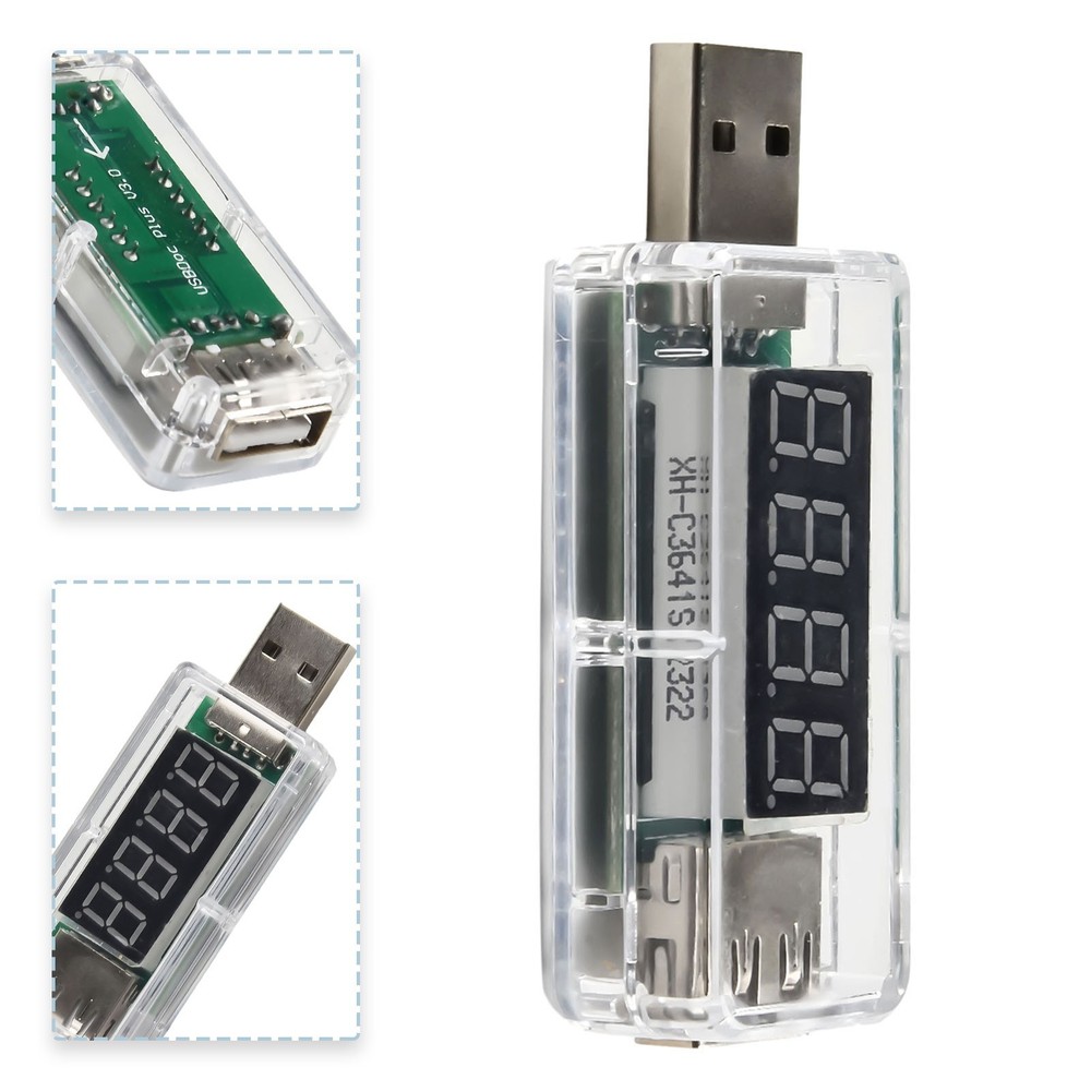 Mobile Power Tester USB Voltage Current Meter Accurate Range High Precision