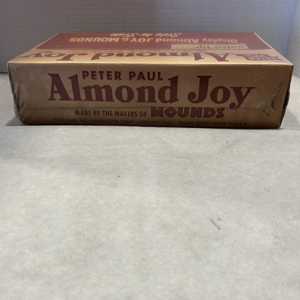 Almond Joy Peter Paul Store Display Empty Box Advertising 10 Cent Candy