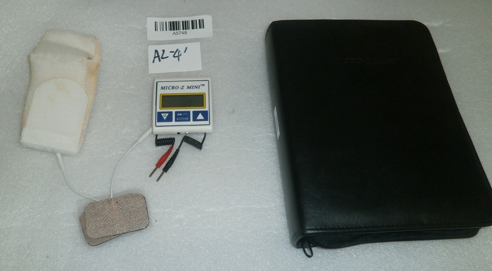 Micro-Z Mini 100 Volt Pulsed Galvanic Stimulator w/ Accessories as Photos