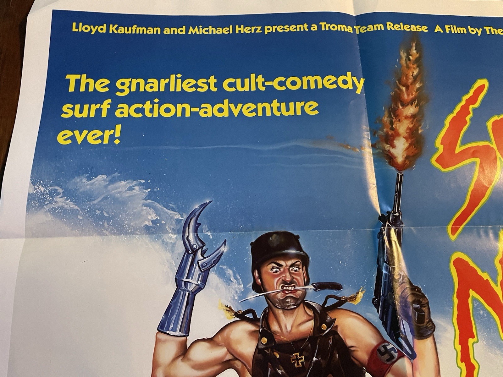 1987 SURF *** MUST DIE Movie Poster - Horror