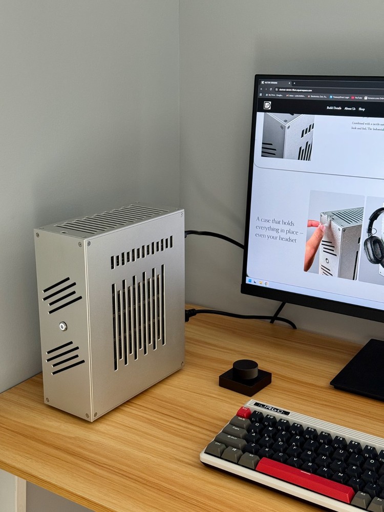 Small Form Factor SFF PC Case - Vector Designs - The Industrial Mini ITX Gaming