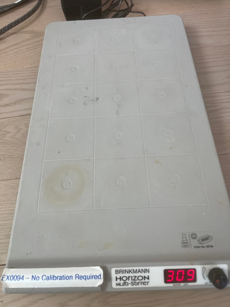 Brinkmann  digital  Variomag Poly 15 Komet Magnetic Stirrer  Position Multipoint
