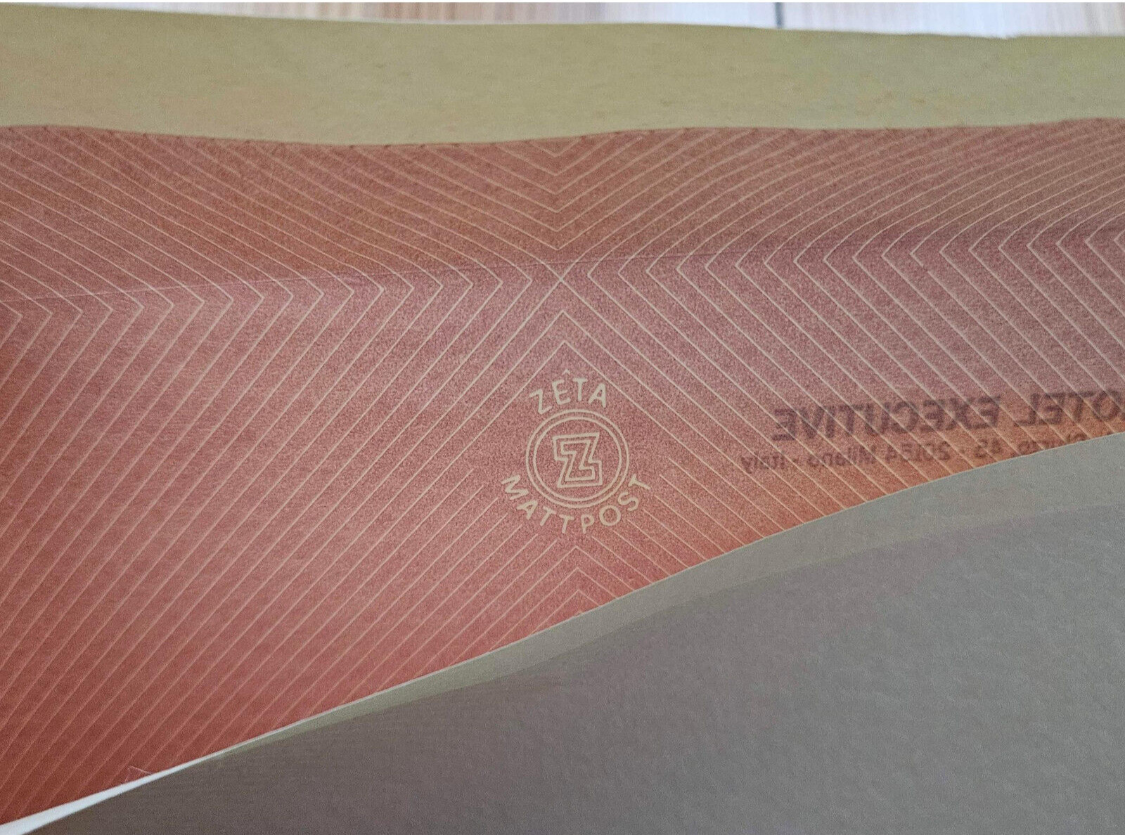 Vintage Interhotel Executive & Atahotel Alpi Stationery Paper, Milano Italy