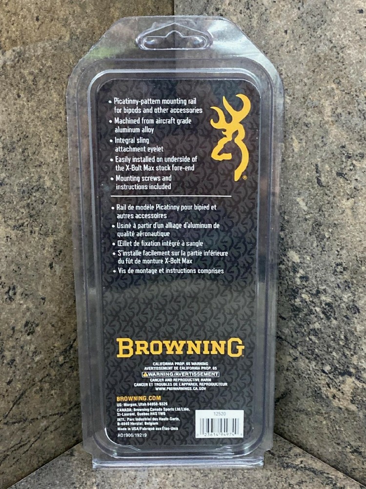 Browning X-Bolt Max Forearm Accessory Rail 12520