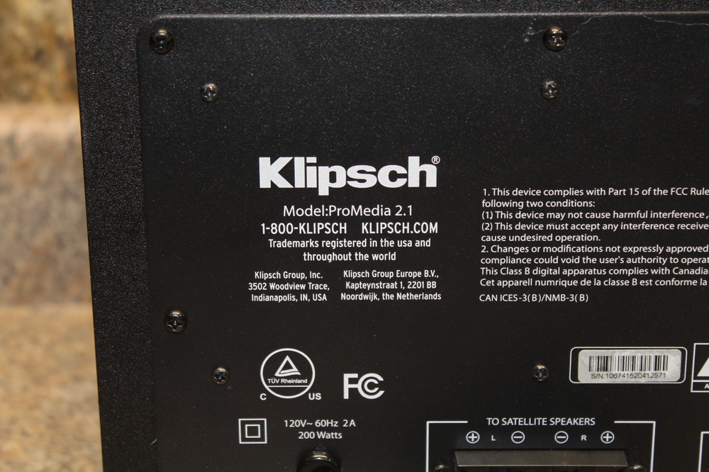 Klipsch ProMedia 2.1 THX Premium Desktop Speaker System