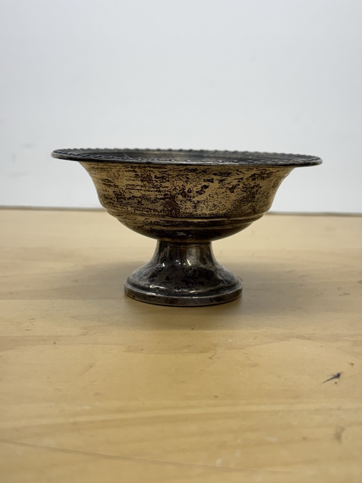 Revere Silversmiths Sterling Silver Weighted Compote 3” Tall #898