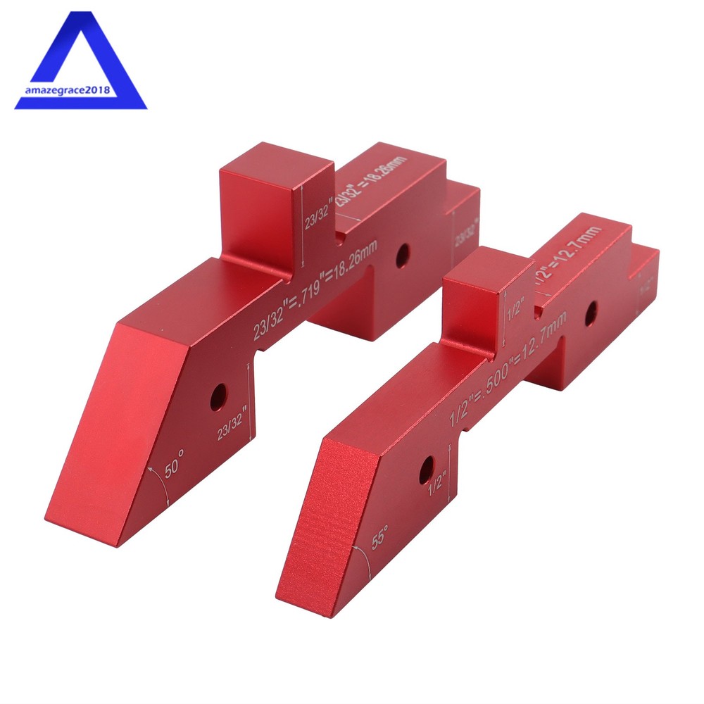 Precision Aluminum Setup Blocks Height Gauge Router Table Setup Bars 14PCS