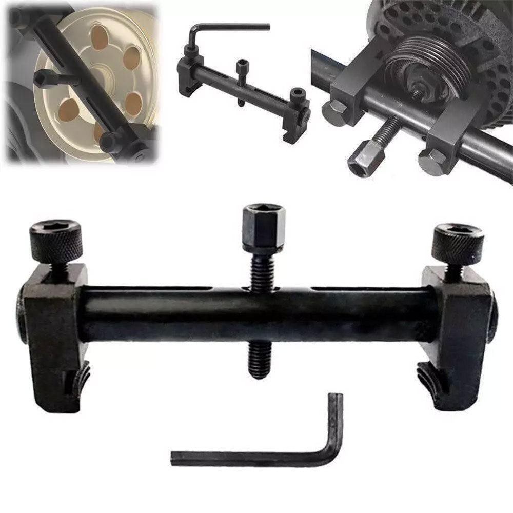 New Universal Puller For Ribbed Drive Pulley Crankshaft Remover Tool Kit