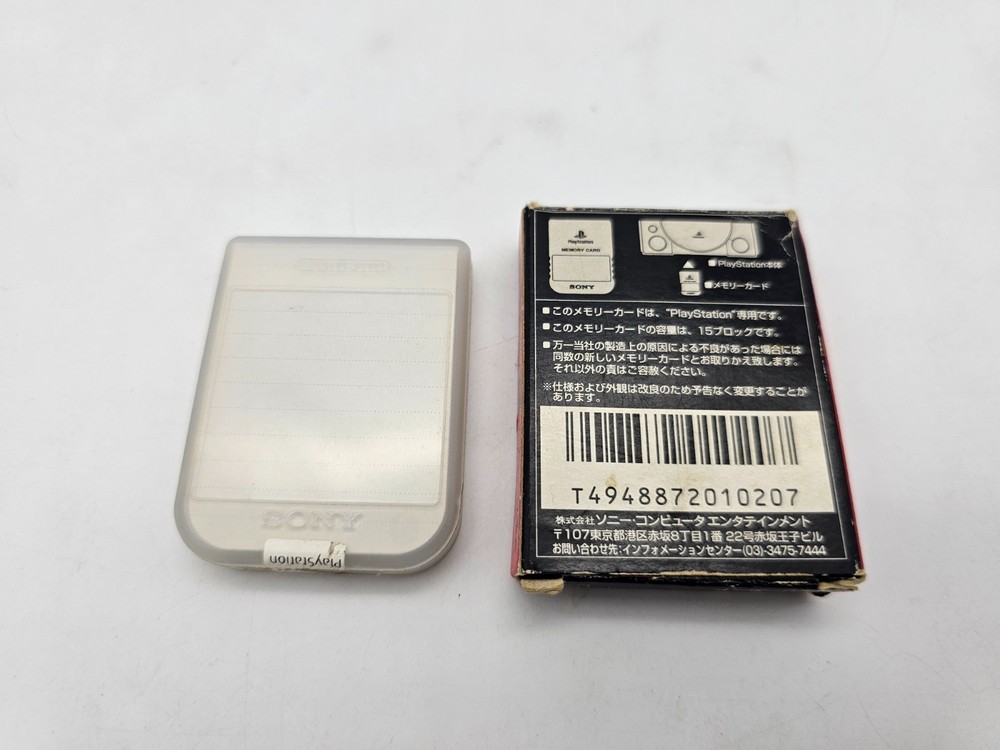 Playstation 1 Memory Card Boxed Official