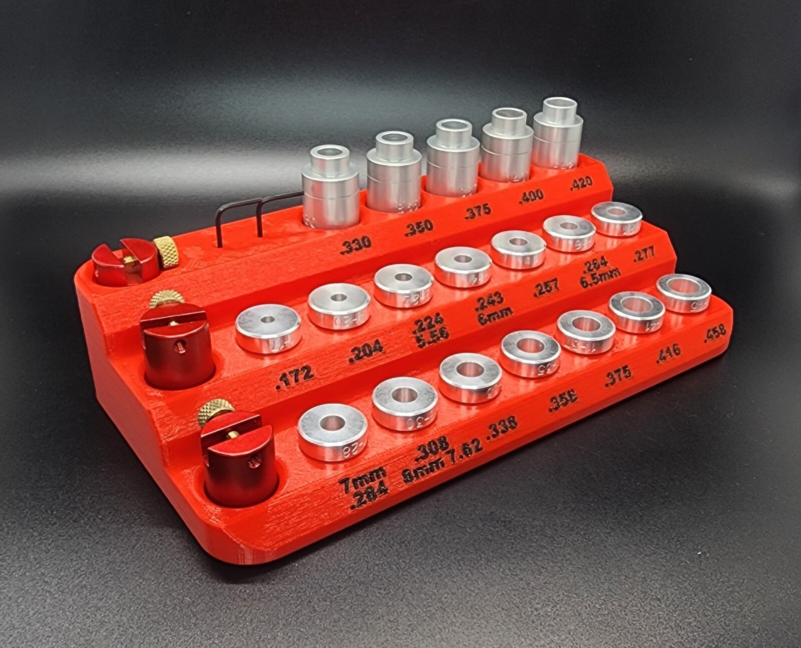 Hornady Bullet Comparator Anvil Headspace Storage Table Stand Organizer RMD3D