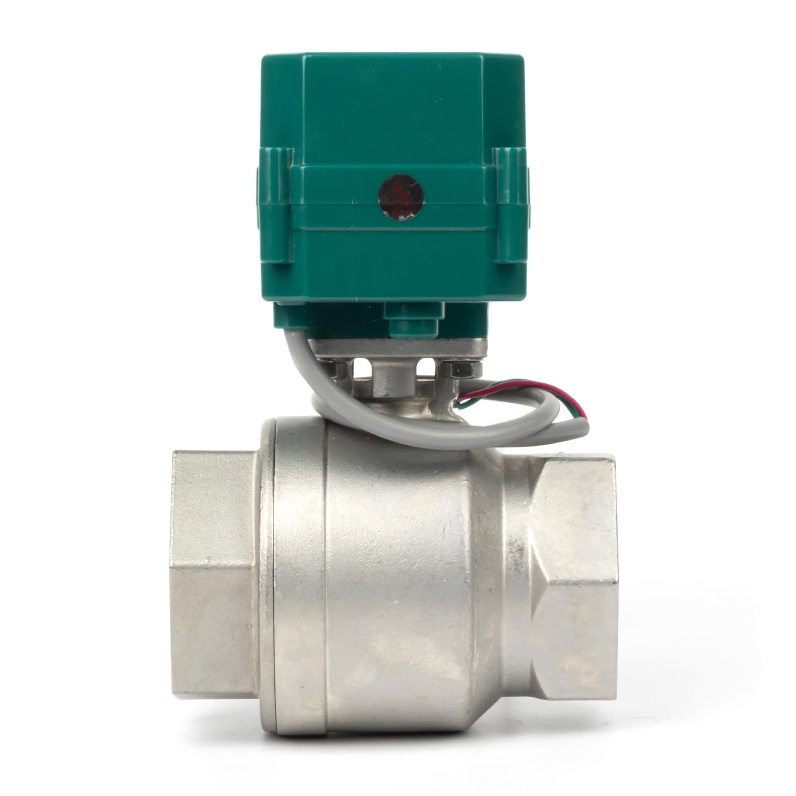 U.S. Solid Motorized Ball Valve 2 inch Stainless Steel 9-24V AC/DC