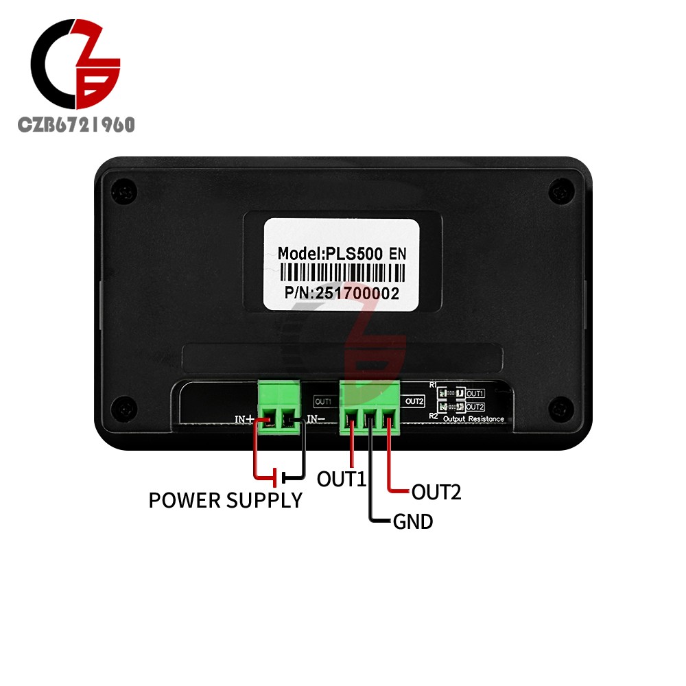 PLS500 Dual-Channel Pulse PWM Signal Generator Adjustable Programmable Dead zone