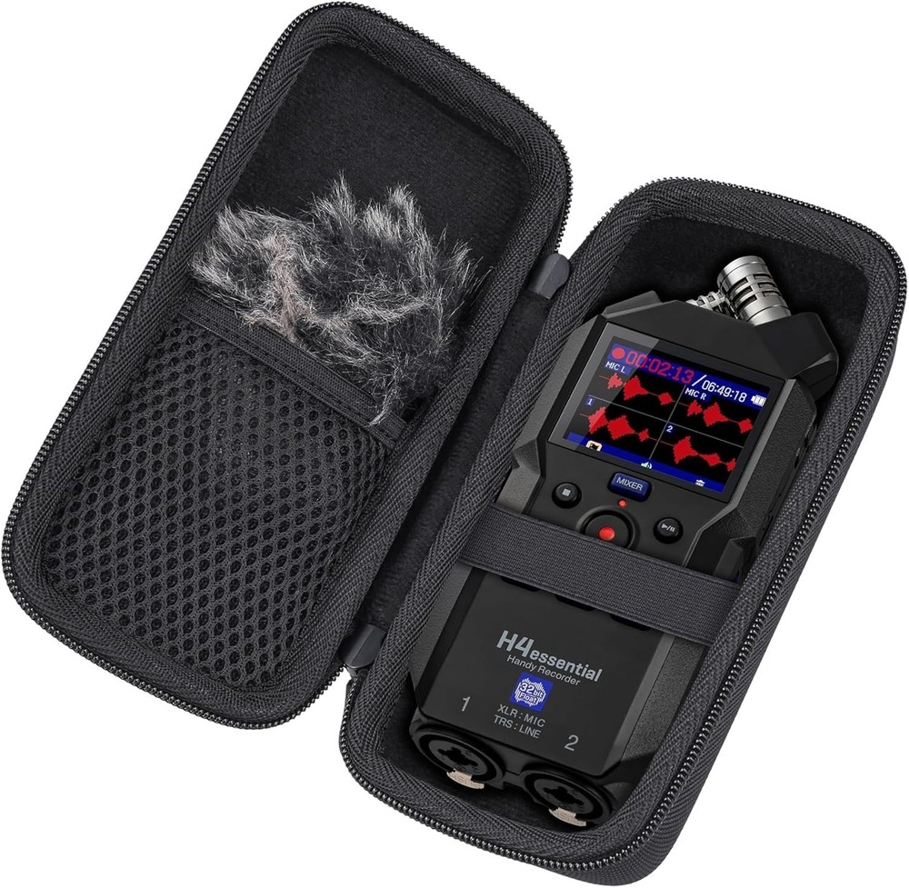 Versatile Travel Case for Zoom H4essential - Durable & Convenient Carry Handle