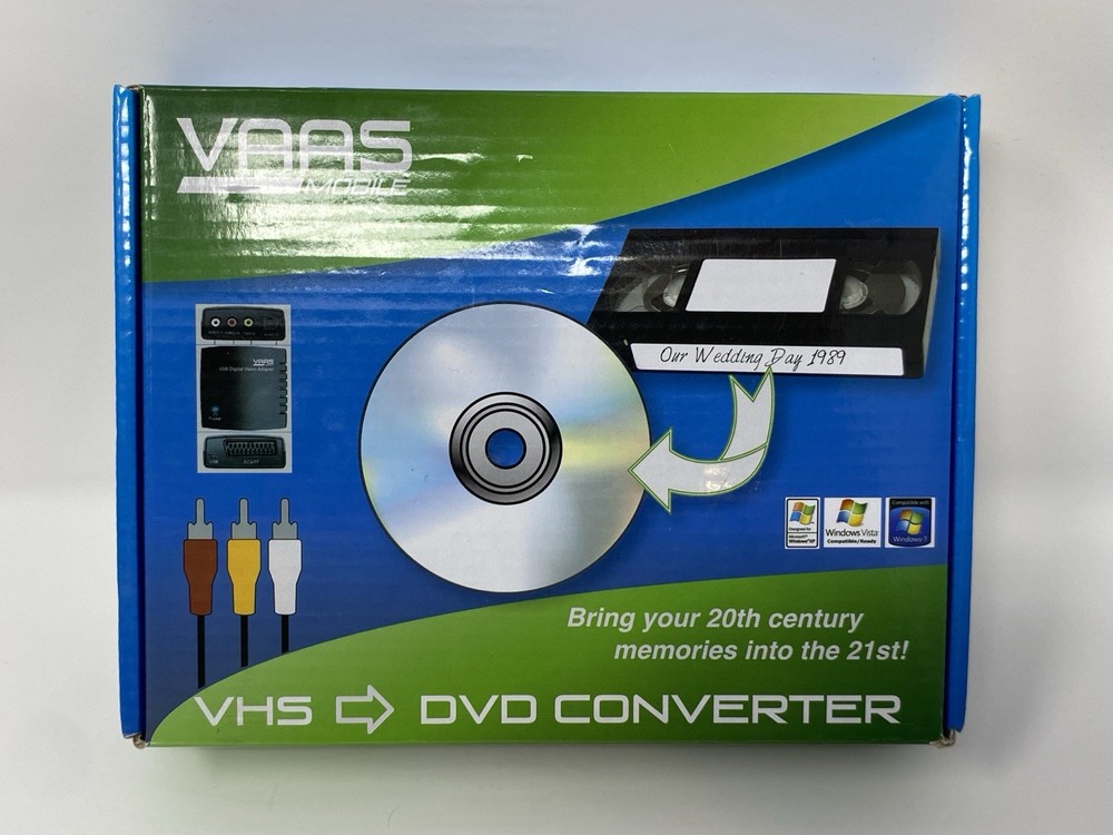Vaas Mobile VHS to DVD Conversion Software & Hardware Open Box