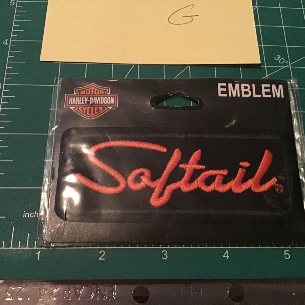 Harley Davidson Softail Vest Jacket Patch Small NIP
