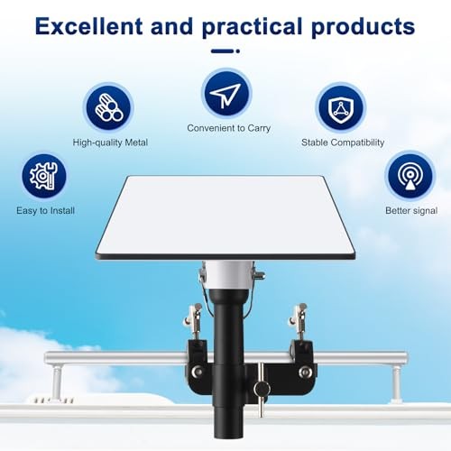 Starlink Mini RV Mount - Adjustable Jig & Pipe Adapter for Pole