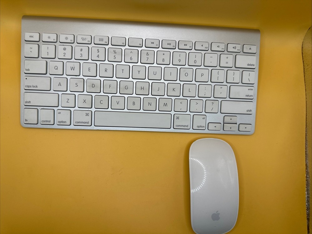 Bundle Apple A1314 Magic Keyboard Bluetooth Magic Mouse A1296 / Free Shipping