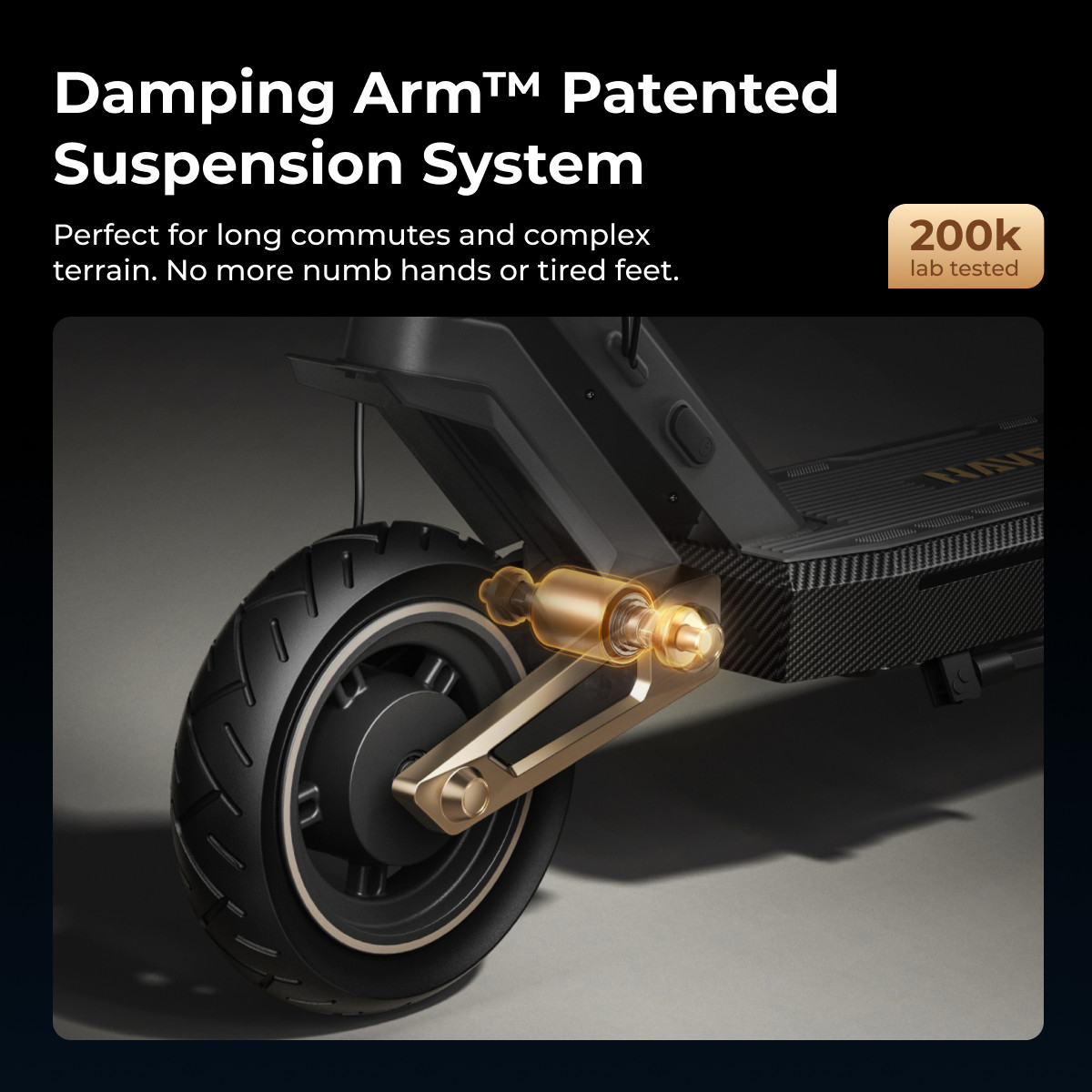 Navee ST3Pro Foldable Electric Scooter 25MPH Long Range Off-Road 10" Tires Adult