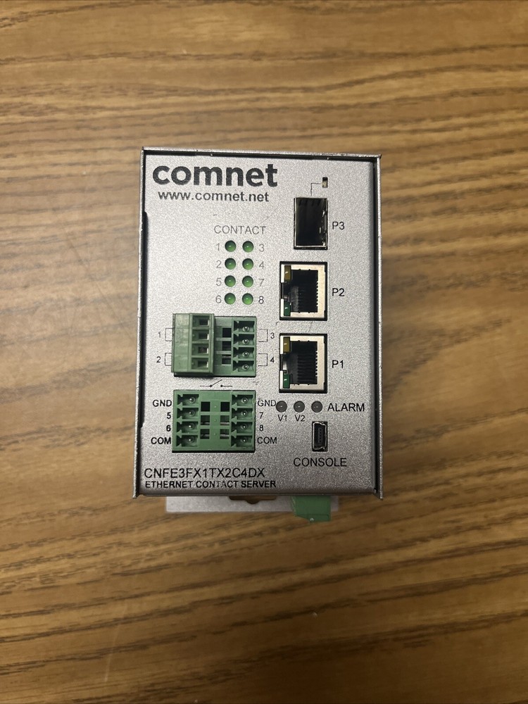 ComNet CNFE3FX1TX2C4DX Ethernet Contact Server