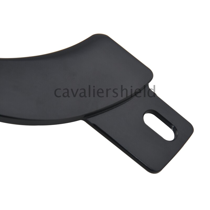 Motorcycle Split Windshield Center w/Side Trim Black For Harley Road Glide 15-19