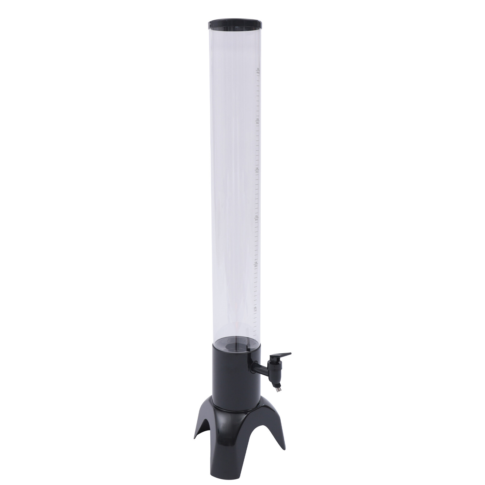 3L/100oZ Beer Tower Dispenser Drink Tower Beer Tap with Individual Ice Tube NEW