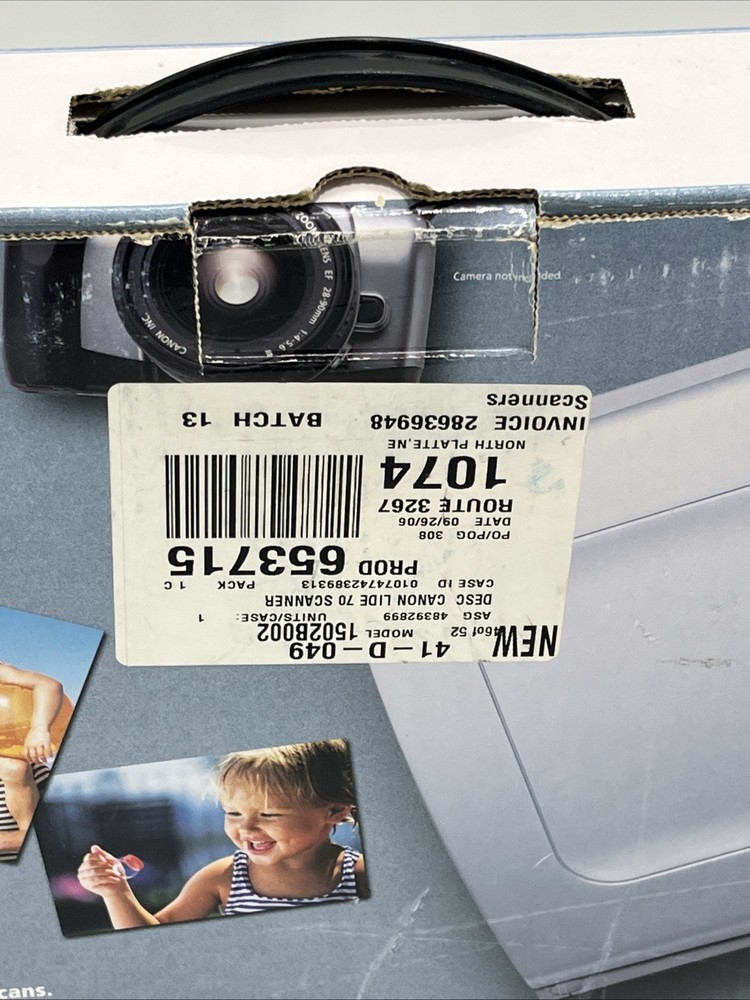 Canon CanoScan LiDE70 Color Image Scanner. Missing CD-ROM. {60}.